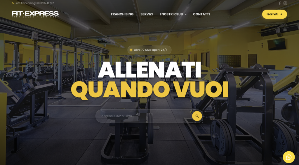 FitExpress, progetto WooCommerce realizzato da Valerio Varvaglione